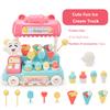 Children Play House Toys Sound And Light Music Candy Ice Cream Snack Car Accessories Random Color