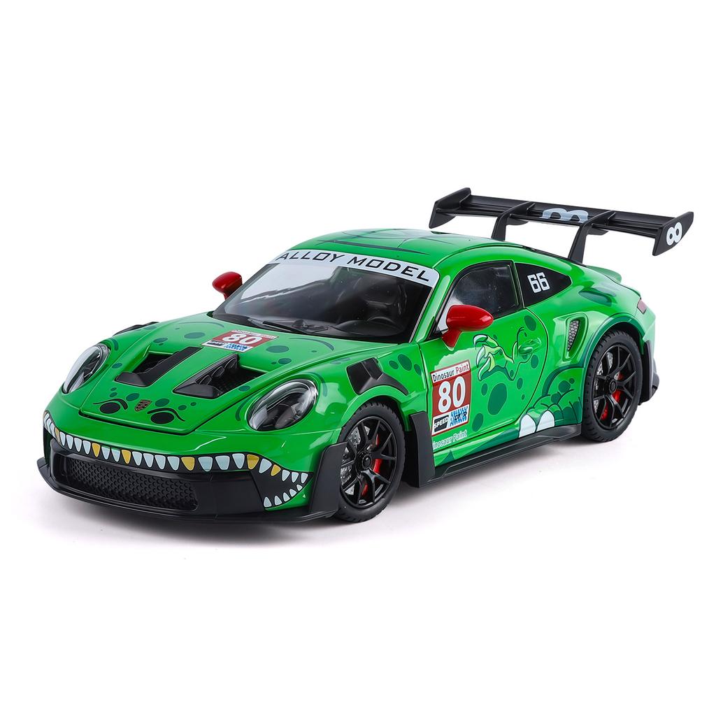 1:24 911 GT3 RS Спортивный автомобиль Металлический сплав Литая модель Автомобиль Домашний Декор и Украшение для Рабочего Стола Компьютера