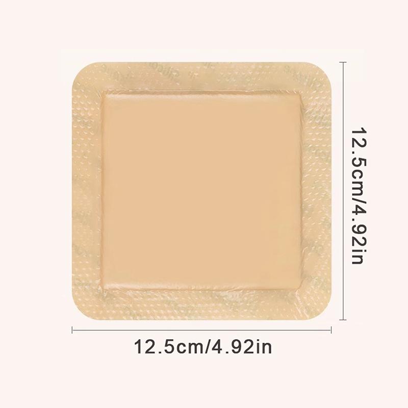 Silicone Foam Adhesive Dressing Wound Dressing Sterile Bedsore Healing Pad Patch Pressure Ulcer Pad For Bedridden Patients