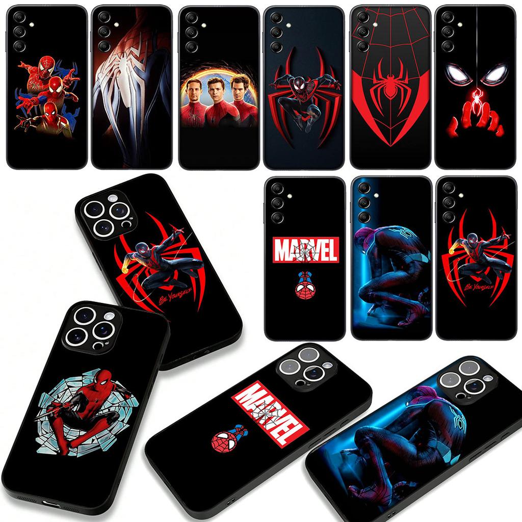 Cover for Apple iPhone 16 15 14 Plus 13 12 Mini 17 Pro Max + 16E Air 16+ ProMax Case Super hero Marvel Spider Man Spiderman
