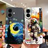 Для Apple iPhone 16 Plus 16pro 16promax новый чехол симпатичный цветочный узор облаков мягкий тонкий жидкий силикон высокое качество ударопрочный чехол для iPhone чехол Capas