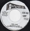 7-дюймовая пластинка БОБ МАРЛИ THE WAILERS One Love NONE Studio One Ямайка Регги Ска Даб Б/у
