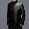 Casual Loose Men's Winter Thickened Genuine Leather Jacket Sheepskin Daddy Sheepskin Leather Jacket