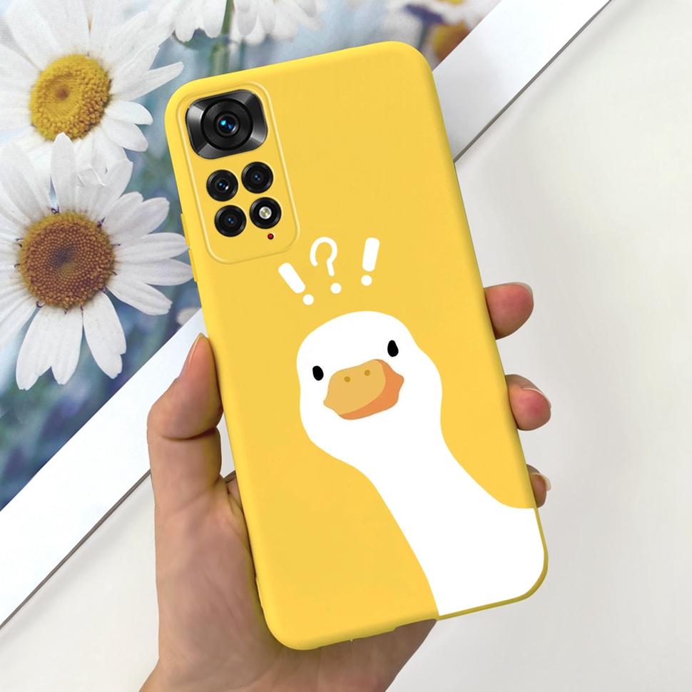 Чехол для телефона Xiaomi Redmi Note 11 Чехол Кот Цветной Чехол Силиконовый Мягкий Для Redmi Note11 Note11 4G Ударопрочный Защитный Чехол