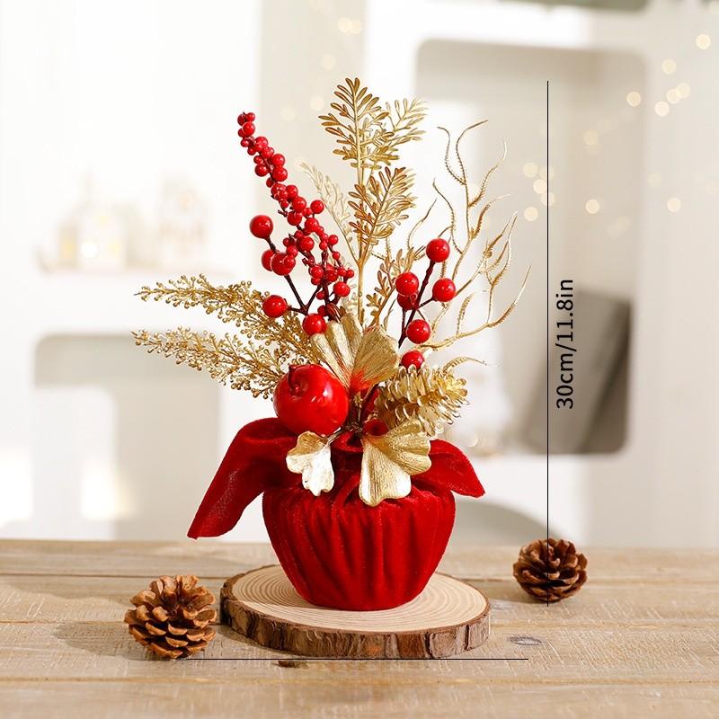 Сделай сам Пластиковый Цветочный Домашний Декор Вставные Ветки Рождественские Праздничные Декорации