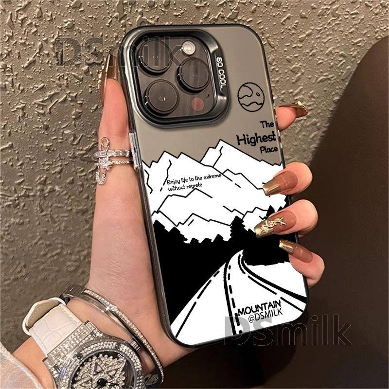Жесткий чехол Anti-Drop для iPhone 11, 13, 14, 15, 16 Pro - дизайн Snow Mountain, совместим с 11XsMax и 7/8 Plus