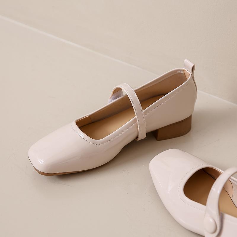 Мода 2024 года, новые весенне-летние туфли Мэри Джейн, женские, мягкая подошва, повседневные, для улицы, балетки с круглым носком, на плоской подошве