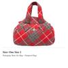 Vivienne Westwood Fabric Handbag Medium Women's Red & Multicolor 4702000CWW00W1