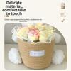 Modern Flower Pot Basket Handmade Woven Flowerpot Weaving Planter  for Sundries Gifts Flowers