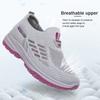 Женские кроссовки для бега из трикотажной дышащей сетки с эффектом памяти из хлопка, повседневные кроссовки с удобной мягкой подошвой для мам среднего возраста