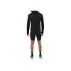SALOMON Sense Aero Hybrid мягкая удобная ветрозащитная водонепроницаемая влагоотводящая теплая толстовка с полумолнией мужская толстовка темно-черного цвета LC2290600