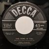 7-дюймовая пластинка FRED WARING & THE PENNSYLVANIANS - The Song Is You 923727 Decca US Джаз Б/У