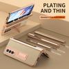 Кожаный чехол с защитой от падения и полным покрытием для Samsung Galaxy Z Fold 4 Fold4 Fold3 Fold2 Fold 3 2 Kickstand Glass Film Cases