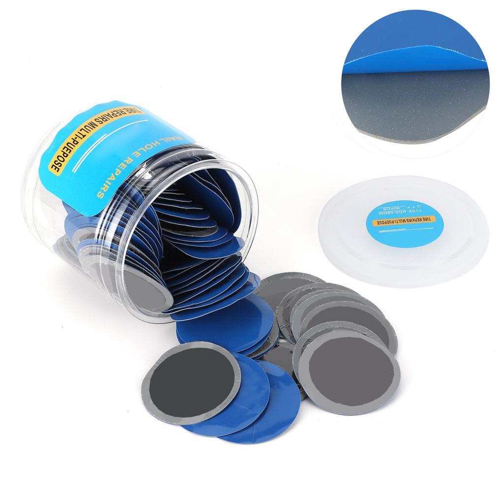 80 шт. универсальный резиновый инструмент для ремонта проколов шин диаметром 58 мм для авто мотоциклов