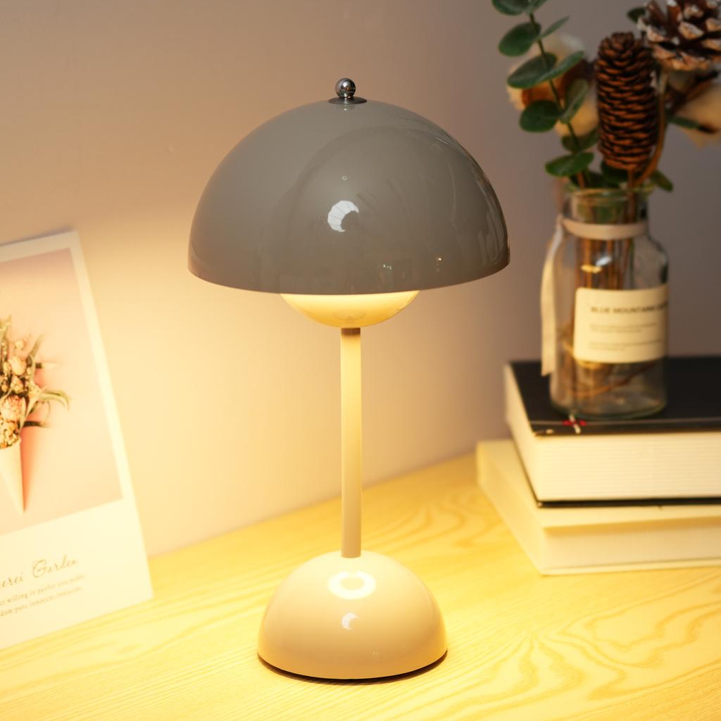 Neoglint Modern Table Lamp Portable LED Desk Lamp Cordless Bedside Lamp Nightstand Lamp Touch