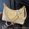 Xiaoxiangfeng Rhombus Armpit Bag 2025 Spring New Korean Version Fashionable Versatile Shoulder Bag Feeling Niche Oblique Span Women's Bag