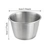 6 Pcs Leakproof Stainless Steel Wine Glass 70ml Stainless Steel Sauce Cups  Home Use