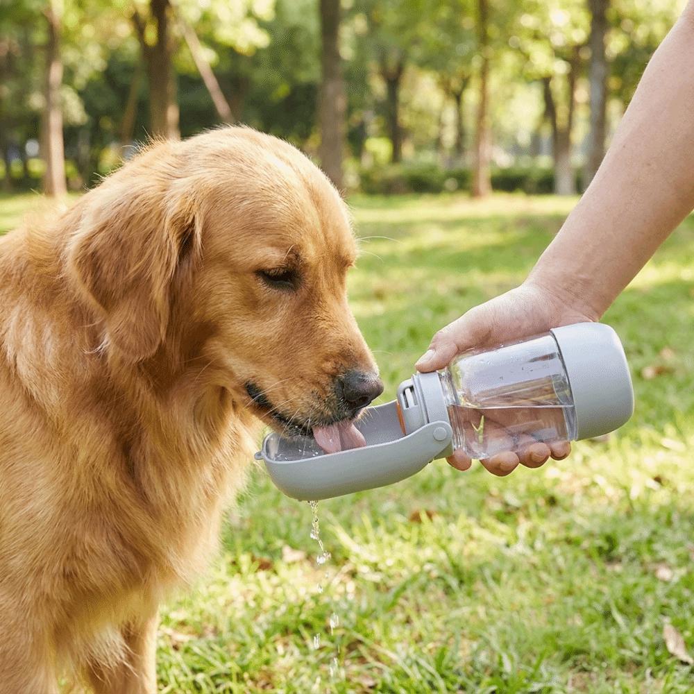Large Capacity Portable Dog Water Bottle Leak-Proof Pet Travel Bottle Pet Drinking Bowl Camping