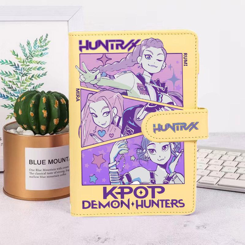 Аниме Тетрадь Охотников на Демонов Руми Мира Зои Милый Мультяшный Принт Дневник на Разъемных Листах Студенческий Блокнот