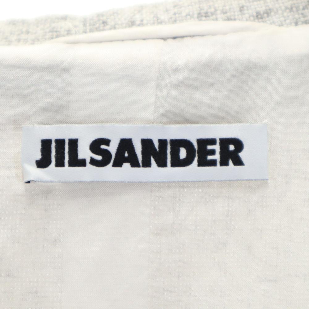 Jil Sander 100% лен, сделано в Италии Юбочный костюм Комплект 38/Неизвестный серый Женский Б/у