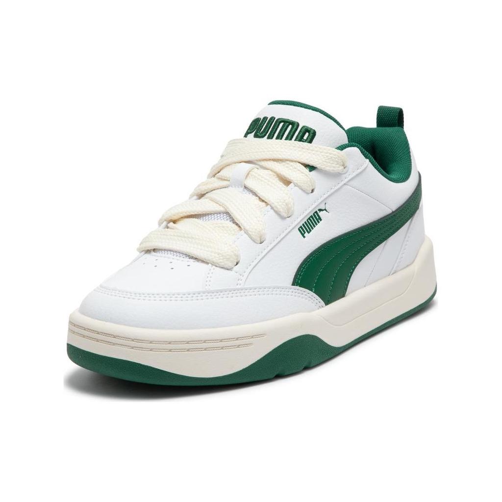 Puma Park Lifestyle Series Удобные низкие кеды для скейтбординга Унисекс Кроссовки Белый Зеленый 395084-02