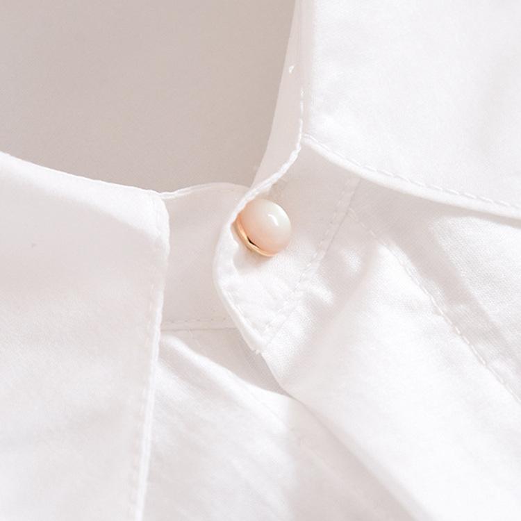 DAFIFY Женские модные повседневные летние и весенние однотонные рубашки-поло с короткими рукавами и принтом, блузки и рубашки