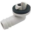 Plastic AC Drain Hose Connector Elbow With Rubber Seal For Ring For Durable And Secure Air Conditioner Drain Hose Water Flow