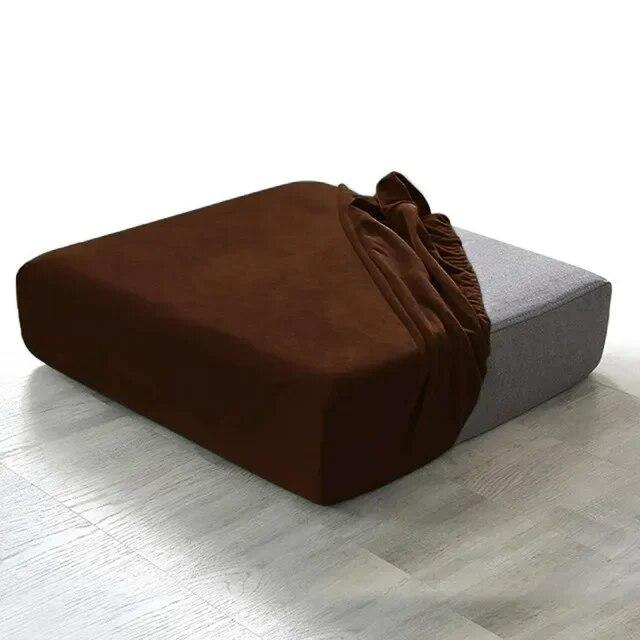 Супер мягкие бархатные чехлы для диванов, эластичный чехол для дивана, съемный противопыльный чехол для дивана, однотонный чехол для гостиной, домашних животных, собак