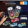1:58 Remote Control MINI RC Car Battery Operated Racing Car PVC Cans Pack Machine Drift-Buggy Bluetooth Radio Controlled Toy Kid