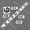 Для Leapmotor C10 C16 C11 C01 Черный Автомобильный Эмблема Буквенная Наклейка Черный Значок на Багажник Заменяющая Наклейка Аксессуары для Модификации