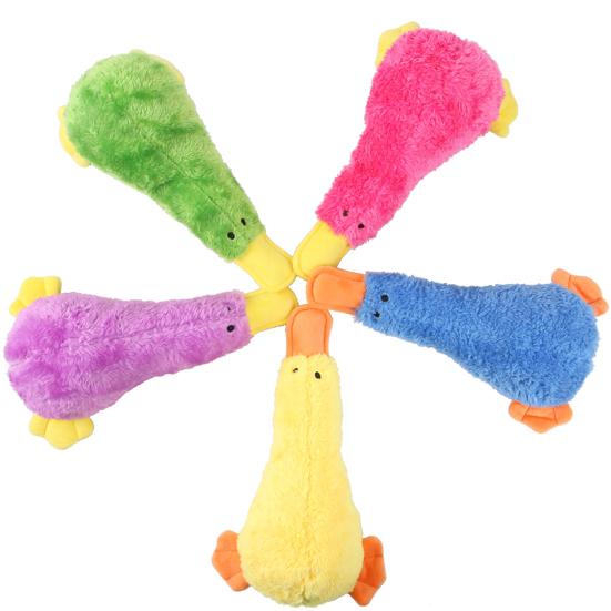 Dog Chew Toy Bite Soft Cartoon Resistant Comfortable Pet Dog Duck Shape Bite Toy