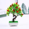 Chili Orange Red Fruit Artificial Plant Bonsai For Home Decor And Ideas Gift