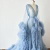 Women Sexy Sleepwear Long Lace Dress Sheer Gown See Through Kimono Robe Cardigan Underwear Nightwear Gown