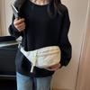 Casual Canvas Half Moon Sling Crossbody Waist Pack for Running and Everyday Use