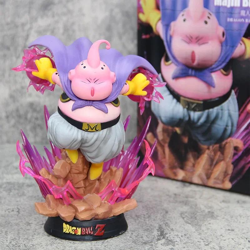 Фигурка Маджин Буу (толстый Буу) из аниме Dragon Ball Z, 18 см, с подсветкой, из ПВХ, коллекционная модель, украшение, игрушка, подарок.
