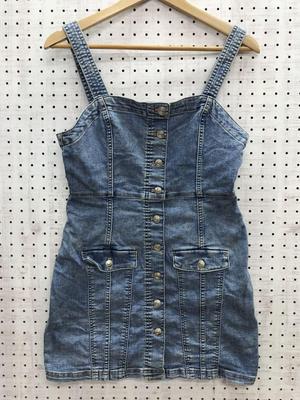 [Б/У] Y2K Fairy Grunge Американский Кэжуал Рок Винтаж H&M Джинсовое Облегающее Мини-платье