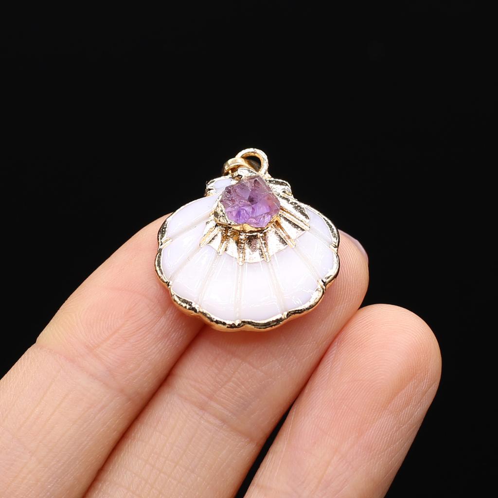 Подвески из натуральных ракушек, перламутровые ракушки, подвески для изготовления ювелирных изделий, серьги, ожерелье, аксессуары, ремесла