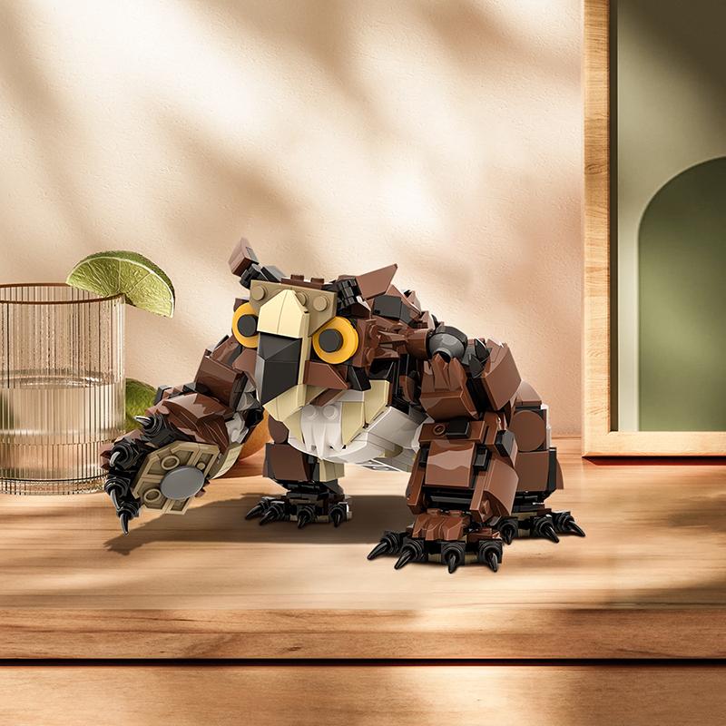 Buildmoc Game Dungeonsed Monsters Owlbear Owl Animals MOC Set Building Blocks Kits Toys for Children Kids Gifts 636PCS Bricks