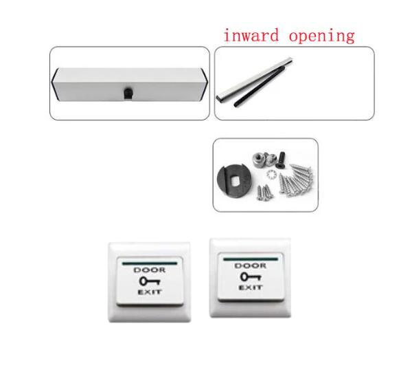 Automatic Door Operators Swing Sliding Garage Gate Door Opener Electric Door Closer With Sensor Y Release Button Optional