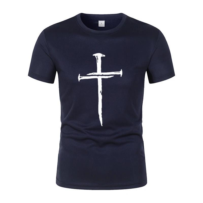 Мужская летняя новая ретро-футболка с короткими рукавами для кросса, повседневная спортивная одежда для фитнеса и бега, быстросохнущая уличная футболка Network Eye