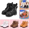 4 Colors 5CM Doll Wearing 1/6 Doll Boots Leather Shoes Differents Color Play House Accessories