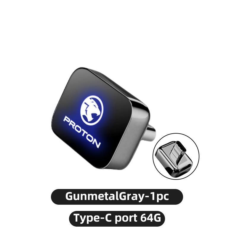 Автоаксессуары 32/64 ГБ USB/Type-c Флеш-накопители Мини-флешка Вставляемая для Proton Exora Iriz R3 Wira Saga Satria Magma X50 V6 X7