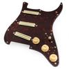 Musiclily Pro-SE ST-DPHC SSS Pre-Wired Stratocaster Pickguard Tortoiseshell Pattern Ceramic Humbucker 4-Ply