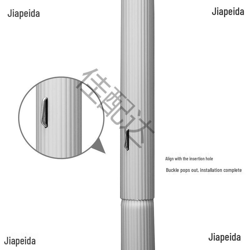 Ceiling Cleaning Replacement Cloth and Aluminum Alloy Pole Accessories Kit
