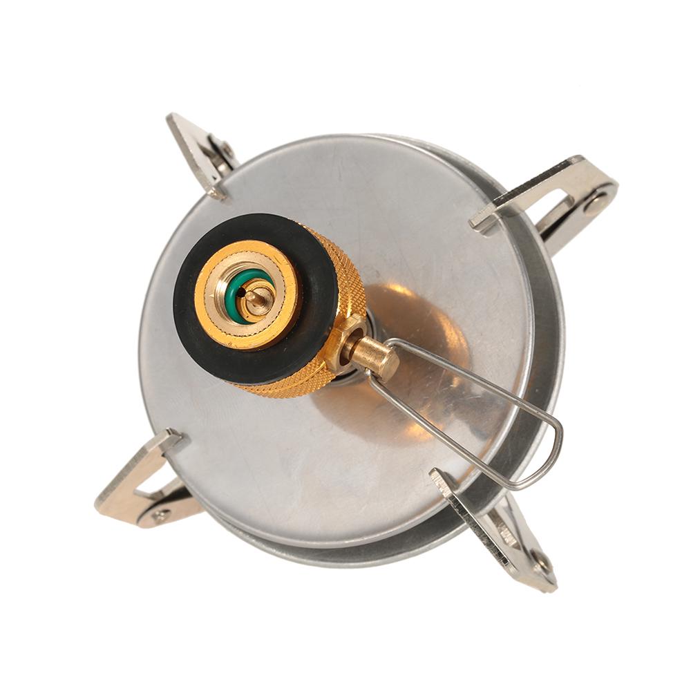 Lixada Ultralight Portable Outdoor Camping Gas Stove with Gas Tank Adapter Converter Hiking
