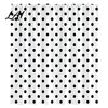 Modern Retro Style Bath Drapes Polka Dot Shower Curtain with Hooks Waterproof Fabric Bathroom Curtain Standard Size Curtains for Bathtub Decor,