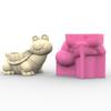 Силиконовая форма для цветочных горшков 3D Черепаха Форма для суккулентов Домашние украшения