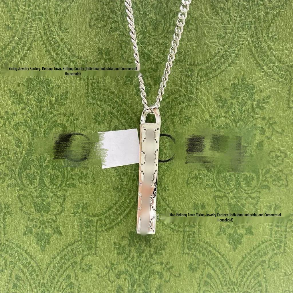 Винтажное ожерелье с двойным символом G, черепом и ключом: Унисекс Большой Размер, Смелая Любовь и Цепочка-свитер с Головой Тигра