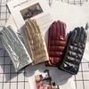Leather Gloves Women'S Thermal Clothing Outdoor Gloves Fleece Thickened Finger Gloves