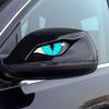 Наклейка на зеркало заднего вида Raptor Eye - Водонепроницаемая, Солнцезащитная, Маскирующая царапины, Ужасная декорация